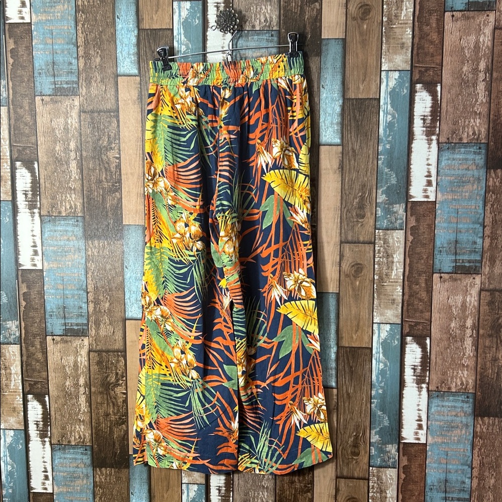Panama Jack small Multicolor tropical rayon pants - Picture 9 of 14